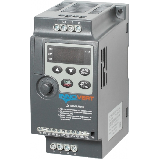Преобразователь частоты с однофазным выходом INNOVERT (Промситех) 1,5 кВт 1,2 IDD152M21B