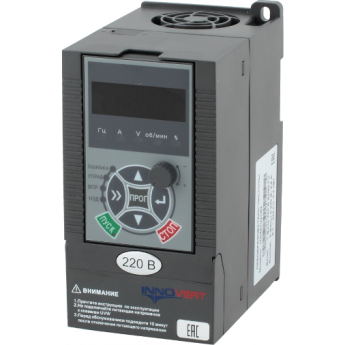 ITD551U21B2 Преобразователь частоты векторный INNOVERT (Промситех) 0,55 кВт 3,5А